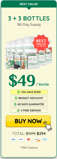 ProDentim 3 + 3 bottle